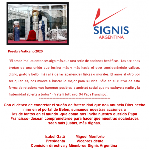 Saludo navideño de SIGNIS 